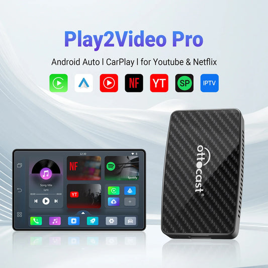 OTTOCAST Play2Video Pro Wireless Android CarPlay